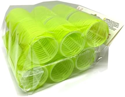 Set of 12 x X-Large Size (1-3/4” Diameter) Self Grip Hair Rollers Pro Salon Hairdressing Curlers - Image 4