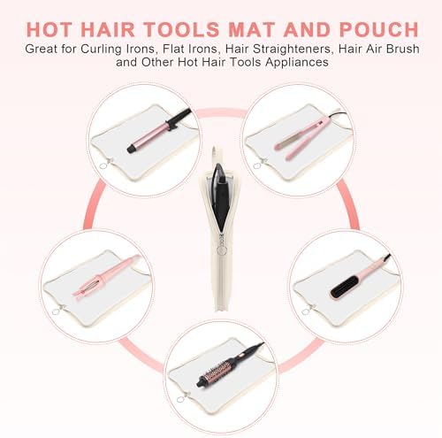 2-in-1 Heat Resistant Mat & Storage Bag for Hair Tools - Image 6
