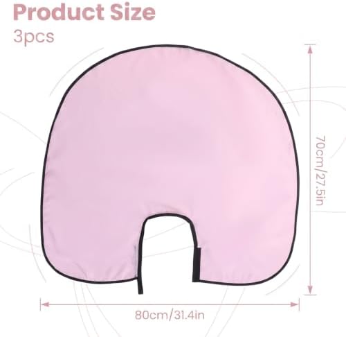 3 Pcs Makeup Cape, Short Haircutting Capes for Adults - Image 2
