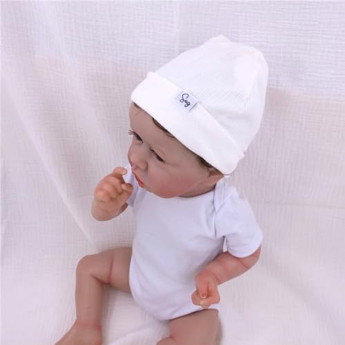 Jersey Beanie Hat for Newborn Baby Boys Girls Silky Satin Lined Hats Bonnet Toddler Infant Little Kids Beanies Caps - Image 7