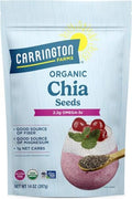 Carrington Farms Organic Chia Seeds, Gluten Free, USDA Organic, 14 Ounce (Pack of 6) by CarringtonFarms