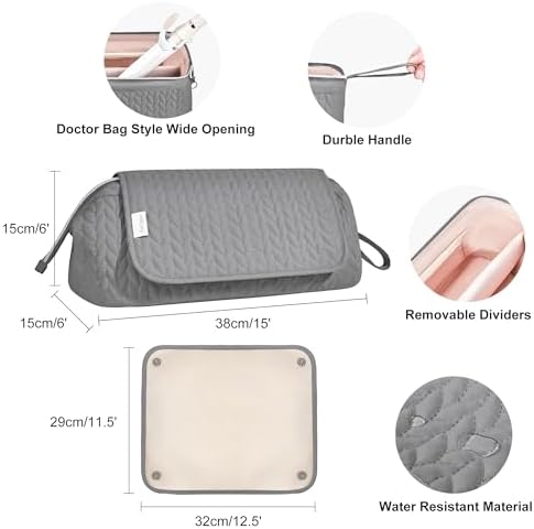 KarSyon Hair Tools Travel Bag with Hot Tool Mat 2 in 1 Organizer Bags - Image 5