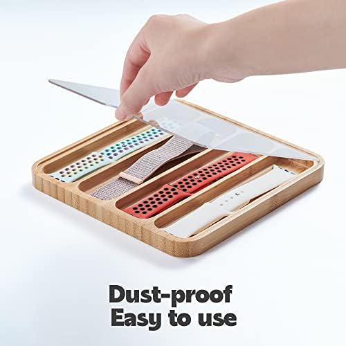AFOOYO Wooden Watch Band Organizer - Compatible with All Apple Watch Bands - Image 6