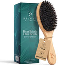 Boar Bristle Hair Brush for Fine & Thin Hair – 100% Soft Natural Bristles by BeautybyEarth
