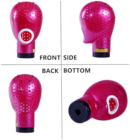 HOMEGOAL Hair Dryer Fresh Wig Head Dryer Stand Holder Mannequin Head, Drying Wig From Inside to Outside, Quickly, Easily, For Lace Wig Scalp Cap Net (Pink) - Image 4