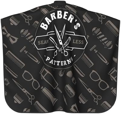 Barber Cape, Hair Salon Haircut Gown, Hair Cutting Apron with Adjustable Closure, Professional Salon Cutting Barber Skirt for Barbershop (Color 3) - Image 7
