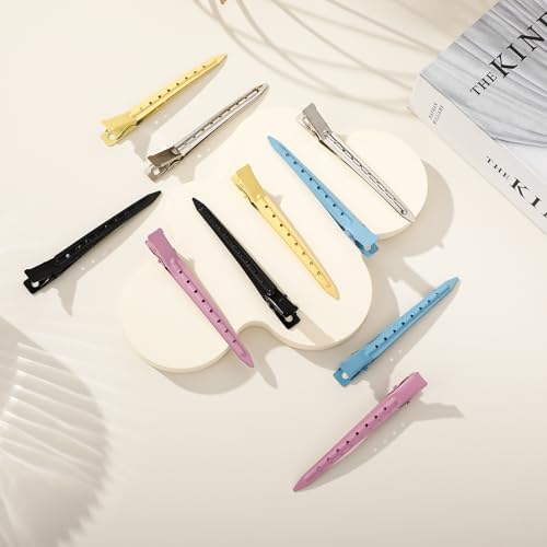 40PCS Metal Duck Bill Hair Clips for Women Alligator Curl Clips for Styling - Image 4