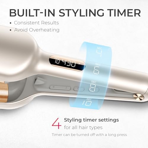 Curling Iron Hair Crimper Waver, TYMO ROVY Beach Waves Hair Curler - Image 3