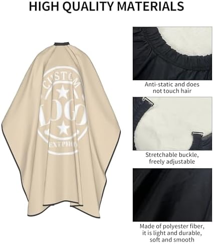 Custom Barber Cape Customized Haircut Capes Logo Text Photo Salon Hairdressing Apron for Home and Barbershop - Image 6