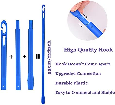 40pcs Heatless Spiral Hair Rollers with Styling Hooks, 22inch/55cm, No Heat Damage, DIY Kit for Long & Medium Hair - Image 5