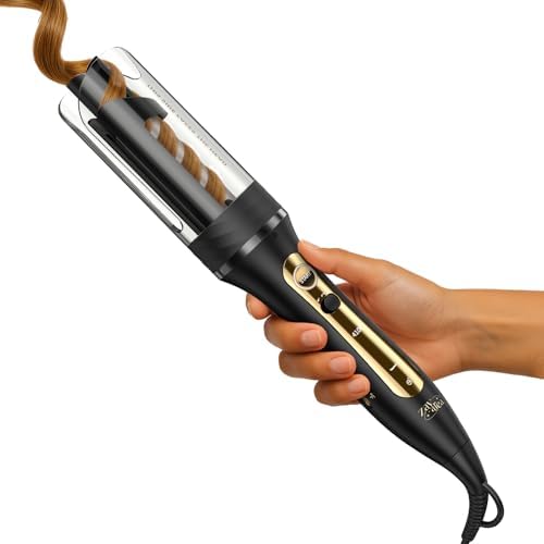 ZAVAREA Automatic Rotating Curling Iron for Long Hair by ZAVAREA