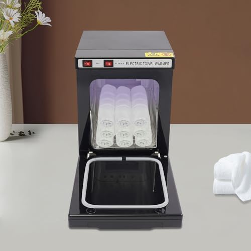 Hot Towel Warmer Cabinet, 5l Facial Spa Salon Massage Sterilizer Cabinet W/Removable Dip Tray For Facials Spa Barbershop Esthetician. (Black) - Image 4