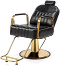 OmySalon Salon Chair for Hair Stylist, Reclining Barber Chair Hairdressing Styling Chair with Adjustable headrest, Beauty Shampoo Barbershop Furniture by OmySalon