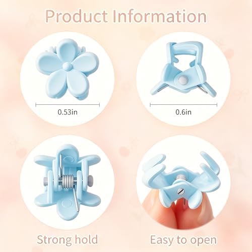 Soft Elastic Hair Ties，Colorful Hair Bobbles for Girls, Multicolor Hair Accessories Set with Hair Tail Tools & Cute Mini Hair Clips (Jumbo Pack(180PCS)) - Image 4