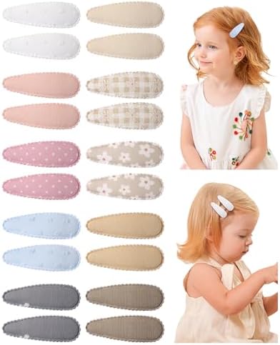 doboi Toddler Hair Clips for Girls Baby Barrettes-20PCS Pastel Neutral by doboi