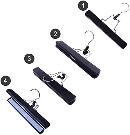2 Pcs Hair Extensions Hanger, Wooden Wig Storage Hair Hanger with Anti-Slip for Wigs (Black) - Image 3