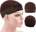 Wig Grip Cap for Women Non Slip with Wig Grip Band 2-in-1 Adjustable Bamboo Fiber Wig Caps for Women (Dark Brown) by YTBYT