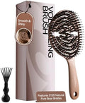 Boar Bristle Hair Brush for Women, Detangler Brush For Fine Hair & Styling by CREATIVEART