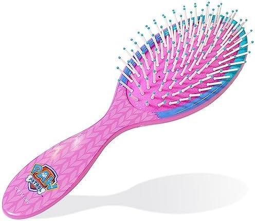Luv Her Paw Patrol Hair Accessories Set - 9 inch Detangling Brush, 4 Scrunchies & Hair Ties for Girls - Image 6