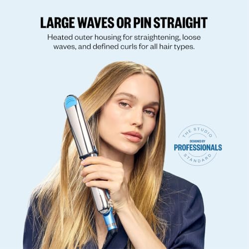 BaBylissPRO Nano Titanium Prima Ionic Hair Straightener – Professional Flat Iron & Curling Iron in One for Stylists, Pro Styling Hair Tool - Image 2