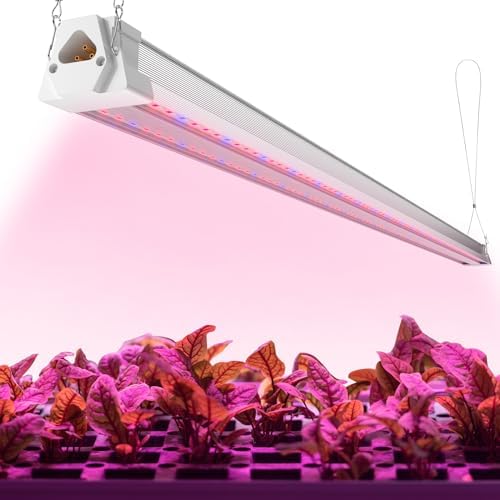 FREELICHT 1Pack 4FT Grow Light for Indoor Plants, 40W=250W, Red Blue by FREELICHT