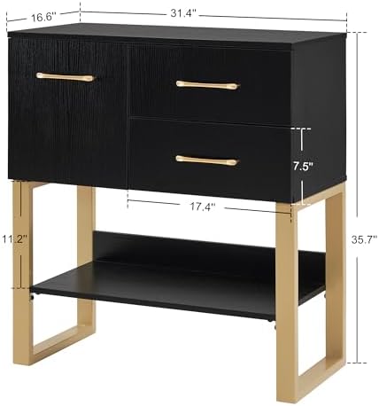 BarberPub Styling Station, Wall Mount Storage Cabinet 3185 (Black) - Image 3