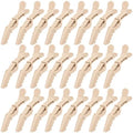 24 Pack Alligator Hair Clips, Professional Clips for Hair Sectioning, Hair Styling Accessories for Women Men Girls Teens，Khaki by Ondder