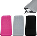 Silicone Heat Resistant Mat Pouch for Hair Straightener, Curling Iron by Fouews