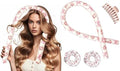 Satin Heatless Hair Curler Set Jumbo Flexi Rods Overnight With 2 Scrunchies by kanuoc