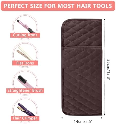 Heat Resistant Hair Tools Organizer Cover Bag(13.8" x 5.5") - Image 3