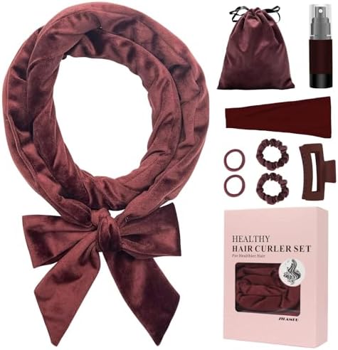 ZILAMPU No Heat Curling Headband Heatless Curls Overnight for Long Hair by ZILAMPU