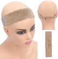 GEXWORLDWIDE GEX Wig Grip Band with Adjustable Elastic Closure Flexible Velvet No Slip Wig grip Headbands Cap for Wigs(Beige) by GEXWORLDWIDE