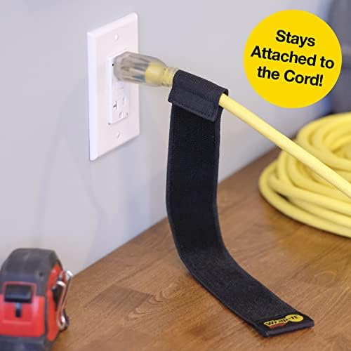 Selfie Straps by Wrap-It Storage, 16-inch (6-Pack), Black - Image 4