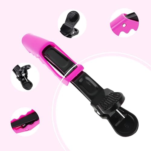 Ondder 24 Pcs Hair Clips, Large Alligator, Black Pink, for Styling Sectioning, Pro Salon, Hair Styling Accessories for Women - Image 4