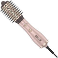 Infiniti PRO CONAIR 2" Frizz Free Round Air Brush, Hot Brush with Titanium Ceramic Technology, Ionic Control, and Detangling Bristles for Gentle Drying and Added Shine, Rose Gold by conair