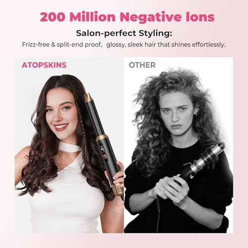 Atopskins 5-in-1 Blow Dryer Brush & Auto-Wrap Air Styler Set - Image 4
