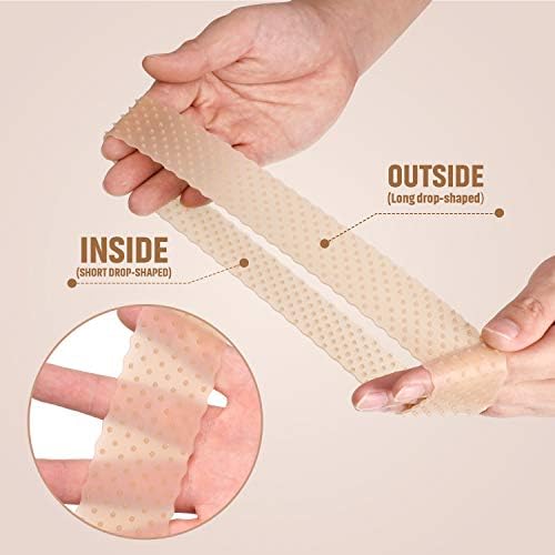 WILLBOND 2 Pcs Silicone Wig Grip Band No Slip Elastic, M; Light Brown - Image 2