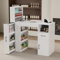 Professional Nail Desk for Nail Tech with Storage Cabinet and Fan – Modern Nail Table for Salon, Nail Tech Table with Drawer, Armrest & Dust Collector,Manicure Table Nail Desk by GOFEI