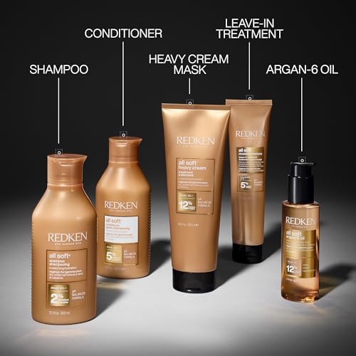 Redken All Soft Shampoo – For Dry, Brittle Hair - Image 5