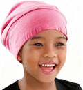 Kids Beanie Sleep Hats Bonnet for Child Curly Frizzy Hair Daily by ELIHAIR
