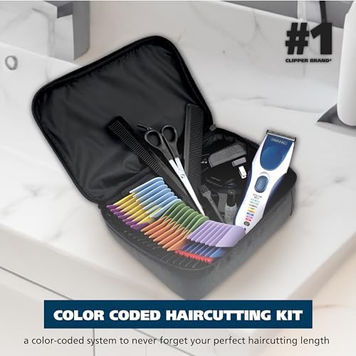 Wahl Color Pro Cordless Rechargeable Hair Clipper & Trimmer, Color Guards - Image 2