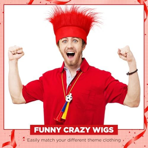 Crazy Wig Hairy Headband Hat - Image 3