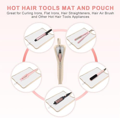 2-in-1 Heat Resistant Mat & Storage Bag for Hair Tools - Image 6