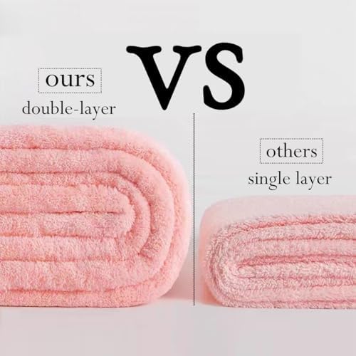 Microfiber Hair Drying Towel Wrap,Hair Turbans Towel for Wet Hair - Image 5