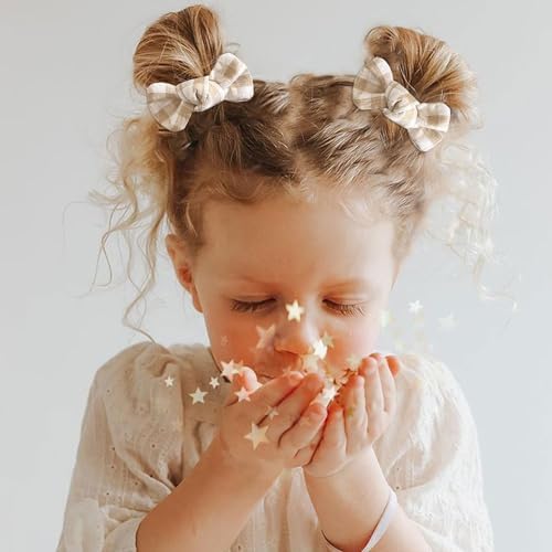 Niceye 24 Pack Baby Hair Bows for Girls, Toddler Hair Clips in Paris - Image 3