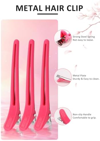 YOOVR 19pcs Hair Bleach Dye Kit with Hair Dye Brush, Bowl & Whisk (Pink) - Image 5