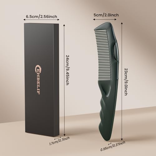 Dandruff Comb Removal 2PC Hollow Fine Tooth Scalp Detox Hair Care Tool (Green 1PC) - Image 6