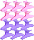 Ondder Pink Purple Butterfly Hair Claw Clips for Styling & Sectioning - Makeup Hair Accessories for Women & Girls by Ondder