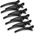 Hair Clip, 12 Count Alligator Hair Clips for Women, Duckbill Hair Barrettes Pins, Non Slip Colorful Plastic Duck Billed Hair Clips for Styling Sectioning-Black by EWSNM