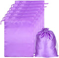 6Pcs Purple Wig Bags with Satin Drawstring by Unknown